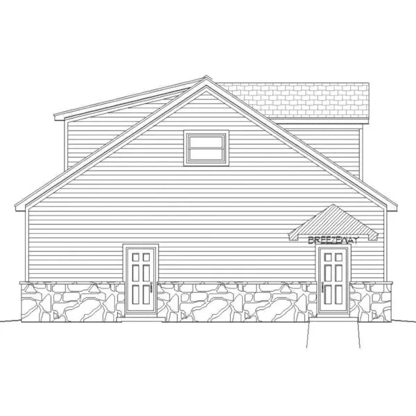 Building Plans Left Elevation -  142D-7516 | House Plans and More