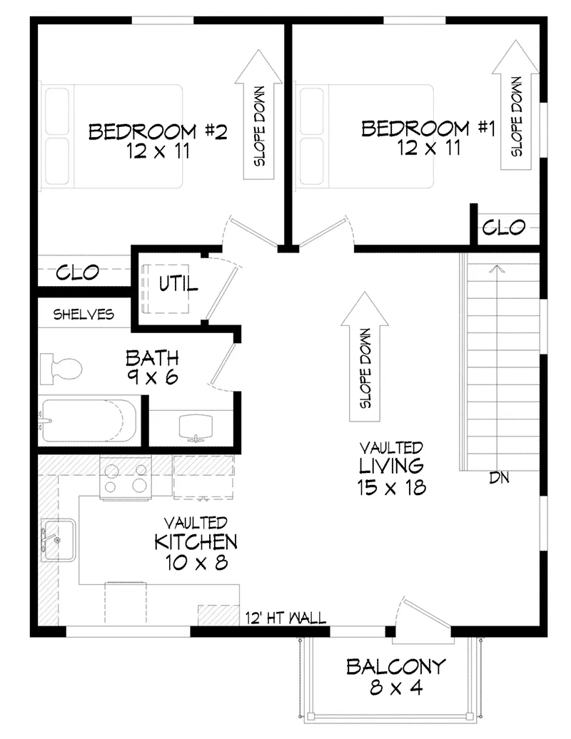 Building Plans Second Floor -  142D-7528 | House Plans and More