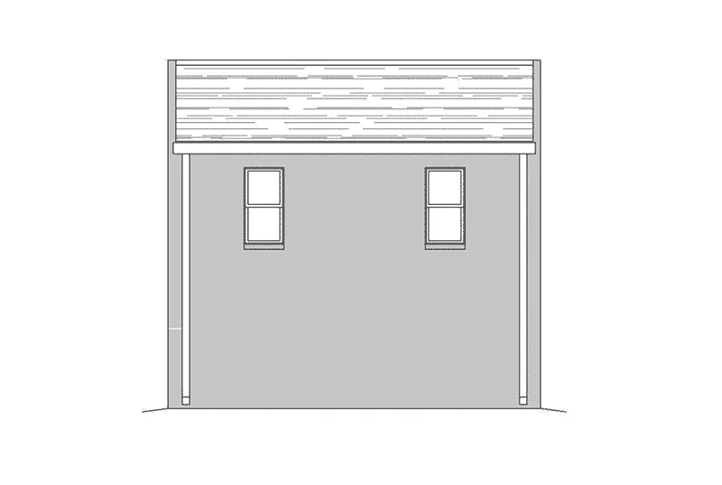 Building Plans Rear Elevation -  142D-7528 | House Plans and More