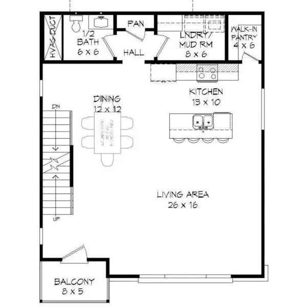 Building Plans First Floor -  142D-7537 | House Plans and More