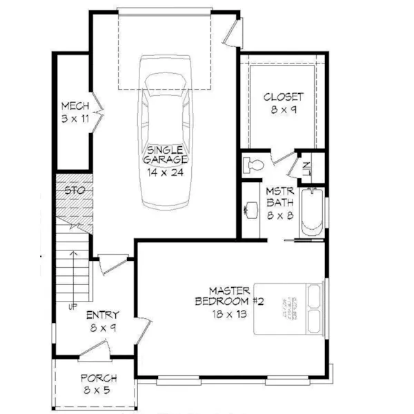 Building Plans Lower Level Floor -  142D-7537 | House Plans and More