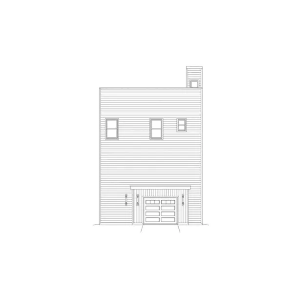 Building Plans Rear Elevation -  142D-7537 | House Plans and More