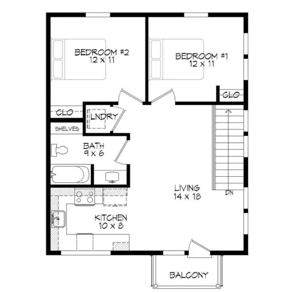 Building Plans Second Floor -  142D-7544 | House Plans and More