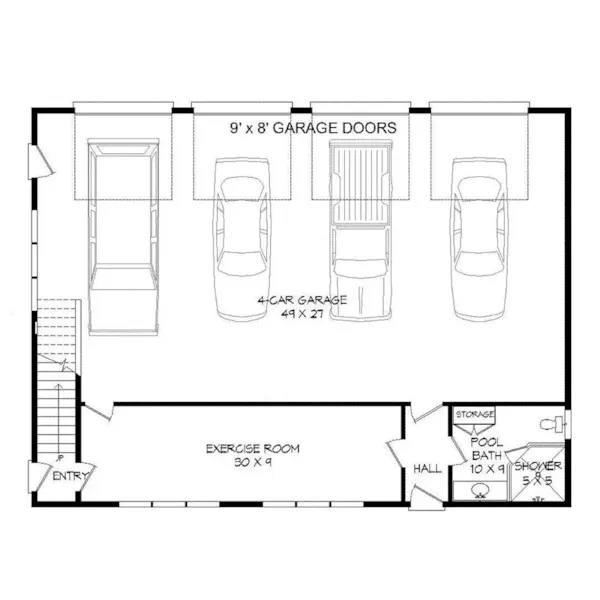 Building Plans First Floor -  142D-7547 | House Plans and More