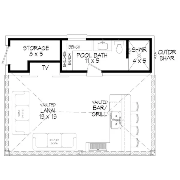 Building Plans First Floor -  142D-7557 | House Plans and More