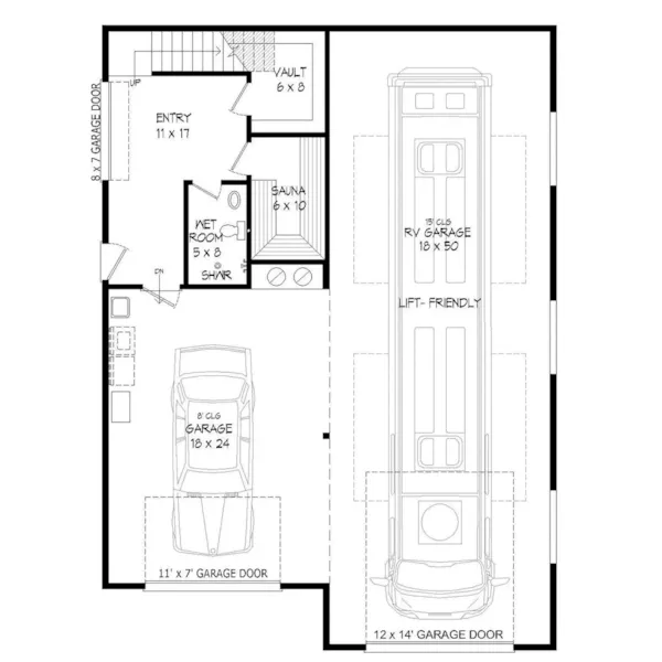 Building Plans First Floor -  142D-7563 | House Plans and More