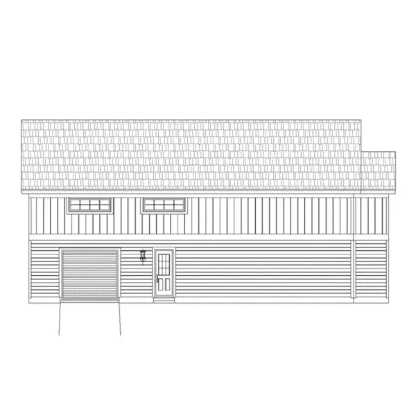 Building Plans Left Elevation -  142D-7563 | House Plans and More