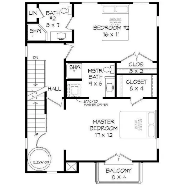 Building Plans Second Floor - 142D-7571 | House Plans and More