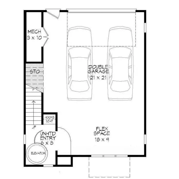 Building Plans Lower Level Floor - 142D-7571 | House Plans and More