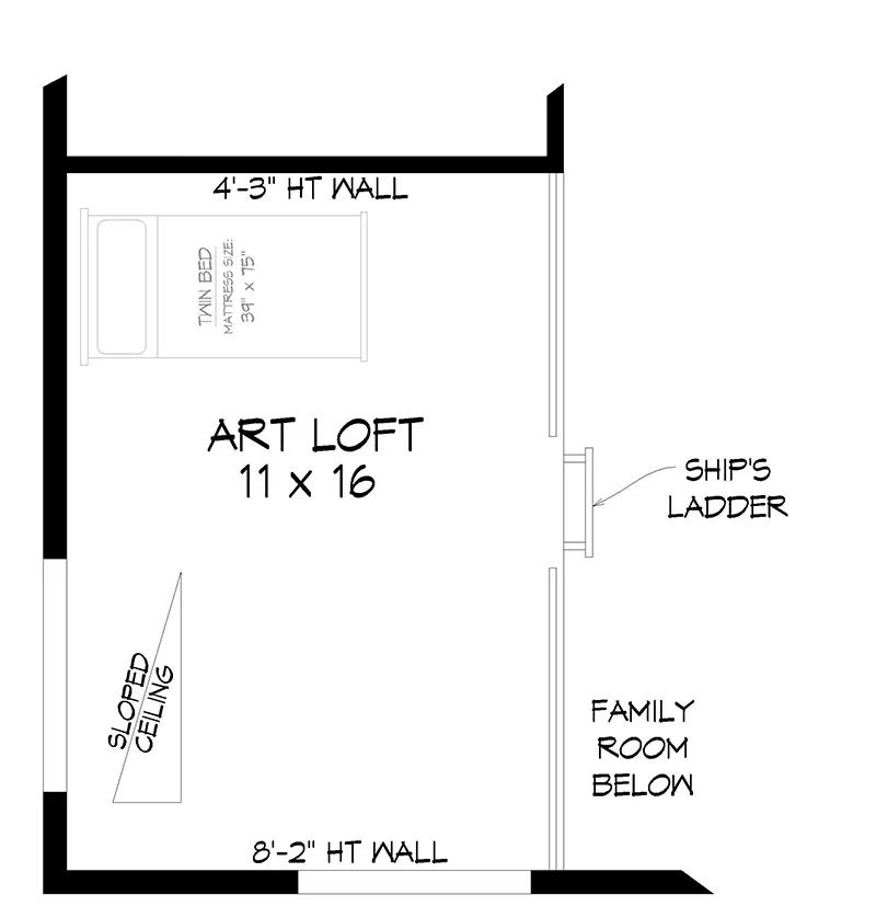 Lake House Plan Loft - 142D-7581 | House Plans and More