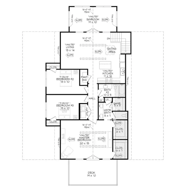 Building Plans Second Floor - 142D-7685 | House Plans and More