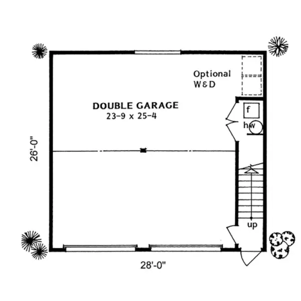 Mountain House Plan First Floor - Craig Apartment Garage 144D-0010 | House Plans and More