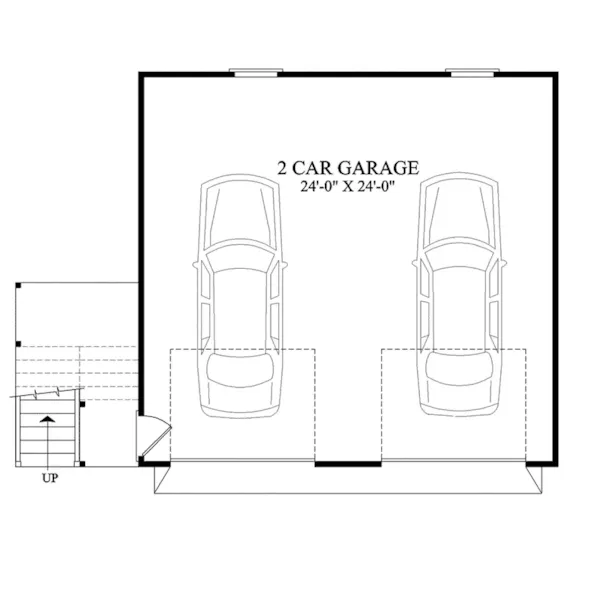 Building Plans First Floor - Saturday Apartment Garage 158D-7501 | House Plans and More