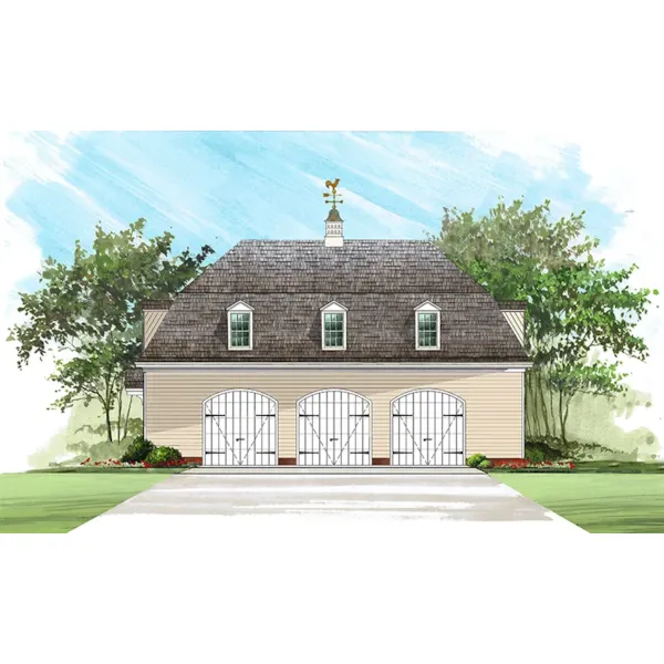 Traditional House Plan Front of Home - 158D-7502 | House Plans and More