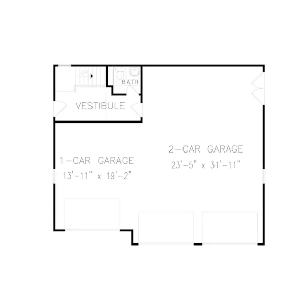 Building Plans First Floor - 168D-6000 | House Plans and More