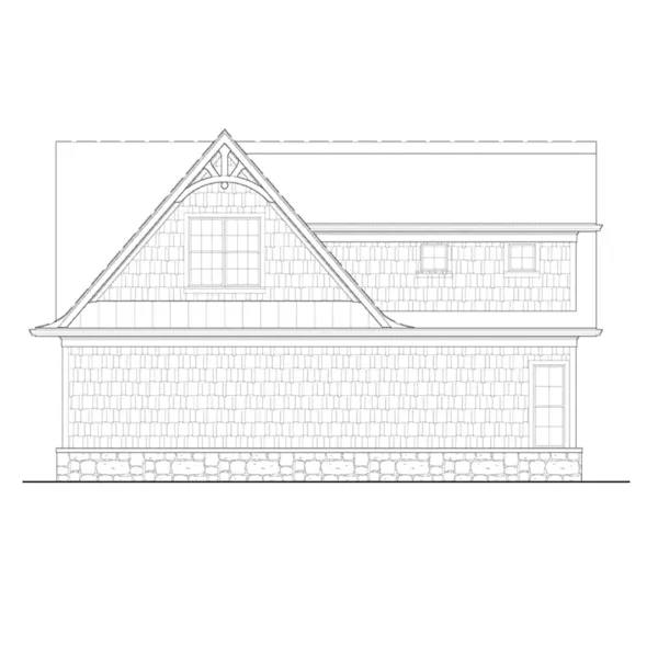 Building Plans Rear Elevation - 168D-6000 | House Plans and More