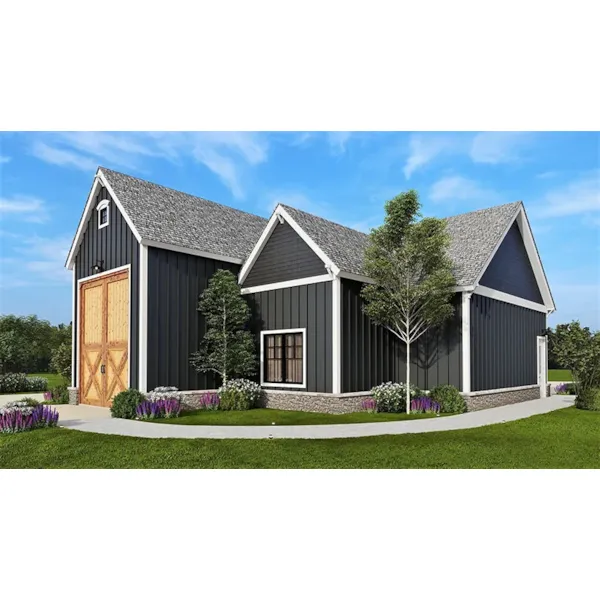 Building Plans Rear Photo 02 - 168D-6007 | House Plans and More