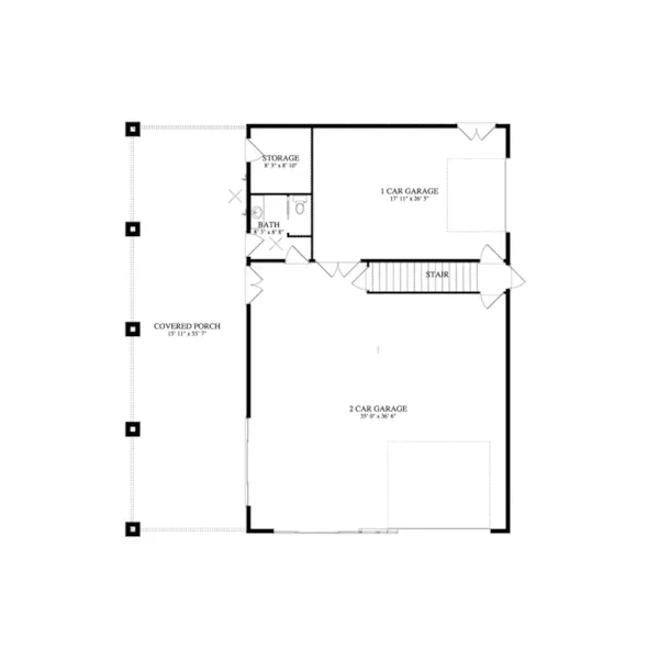 Building Plans First Floor - 173D-7501 | House Plans and More