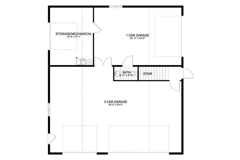 Building Plans First Floor - 173D-7509 | House Plans and More