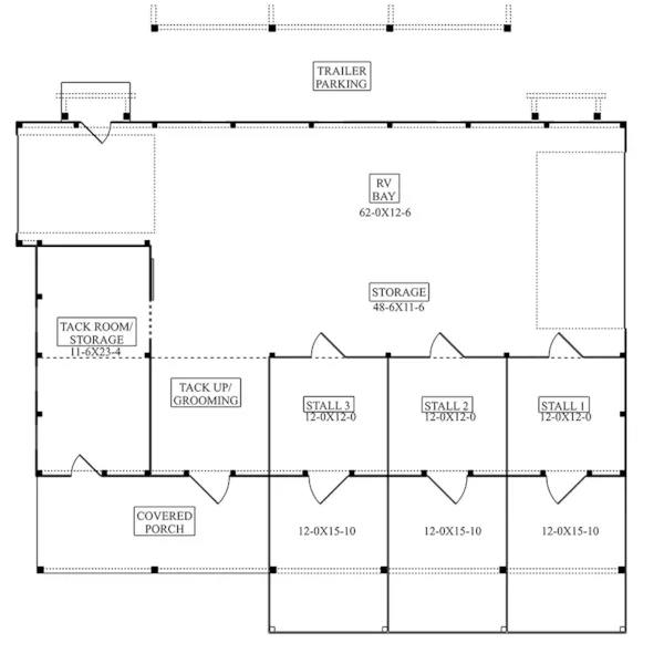 Building Plans First Floor - 175D-7501 | House Plans and More