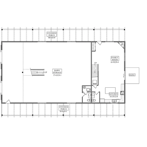 Building Plans First Floor - 175D-7502 | House Plans and More