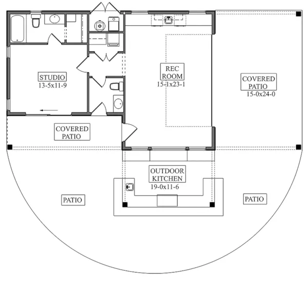 Building Plans First Floor - 175D-7506 | House Plans and More