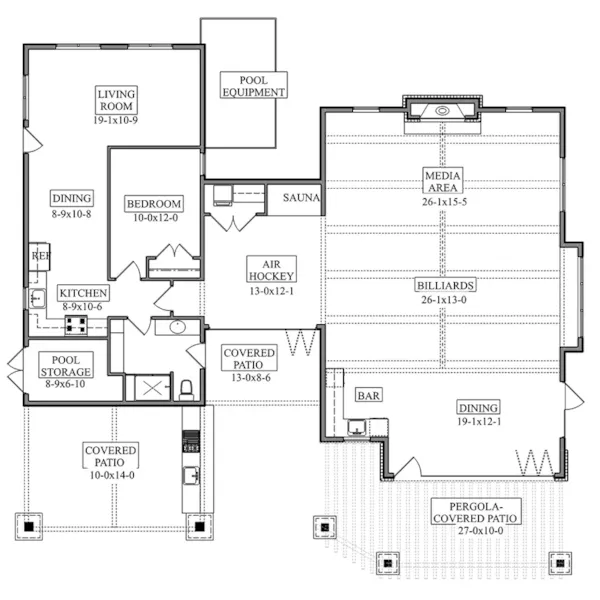 Building Plans First Floor - 175D-7507 | House Plans and More