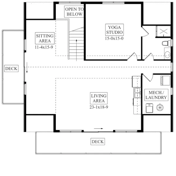 Building Plans Second Floor - 175D-7510 | House Plans and More