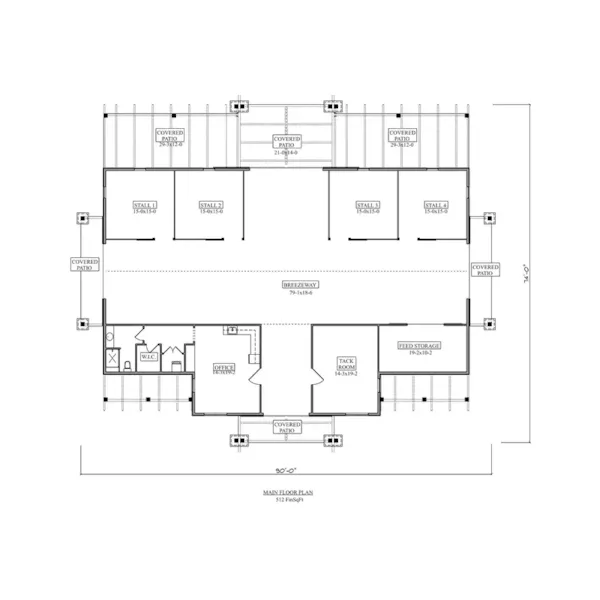 Mountain House Plan First Floor - 175D-7514 | House Plans and More