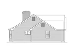 Traditional House Plan Left Elevation - Hearthside Ranch Home 001D-0001 - Search House Plans and More