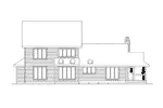 Modern House Plan Rear Elevation - Winona Contemporary Home 001D-0004 - Shop House Plans and More