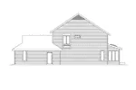 Modern House Plan Right Elevation - Winona Contemporary Home 001D-0004 - Shop House Plans and More