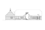 Country House Plan Rear Elevation - Montclaire Ranch Home 001D-0007 - Shop House Plans and More