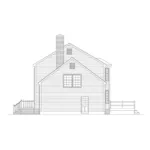 Southern House Plan Right Elevation - Tidewater Colonial Home 001D-0009 - Shop House Plans and More