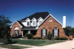 Traditional House Plan Front Photo 01 - Manor House Luxury Home 001D-0012 - Shop House Plans and More
