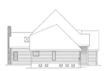 Traditional House Plan Left Elevation - Manor House Luxury Home 001D-0012 - Shop House Plans and More