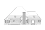 Luxury House Plan Rear Elevation - Manor House Luxury Home 001D-0012 - Shop House Plans and More
