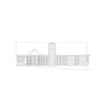 Traditional House Plan Rear Elevation - Mooreland Traditional Home 001D-0013 - Shop House Plans and More