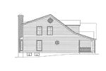 Neoclassical House Plan Left Elevation - Hartford Traditional Ranch Home 001D-0016 - Search House Plans and More
