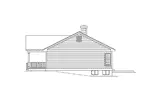 Ranch House Plan Right Elevation - Brightmoore Country Ranch Home 001D-0024 | Country Ranch Style Home