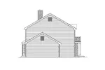 Georgian House Plan Left Elevation - Keaton Traditional Home 001D-0026 - Search House Plans and More