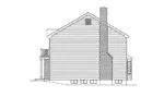 Early American House Plan Right Elevation - Keaton Traditional Home 001D-0026 - Search House Plans and More
