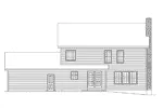 Colonial House Plan Rear Elevation - Whitefeld Colonial Home 001D-0027 - Shop House Plans and More
