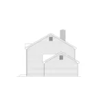 Colonial House Plan Right Elevation - Whitefeld Colonial Home 001D-0027 - Shop House Plans and More