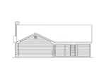 Ranch House Plan Rear Elevation - Mayland Country Style Home 001D-0031 - Shop House Plans and More