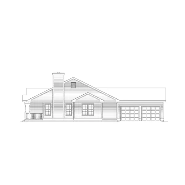 Country House Plan Right Elevation - Mayland Country Style Home 001D-0031 - Shop House Plans and More