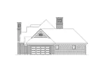 Country French House Plan Right Elevation - Royalton Traditional Home 001D-0032 - Shop House Plans and More
