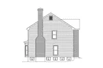 Traditional House Plan Left Elevation - Ridgemont Colonial Luxury Home 001D-0038 - Shop House Plans and More