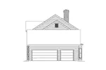 Colonial House Plan Right Elevation - Ridgemont Colonial Luxury Home 001D-0038 - Shop House Plans and More