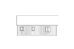 Vacation House Plan Rear Elevation - Provider I Ranch Cottage Home 001D-0039 - Shop House Plans and More